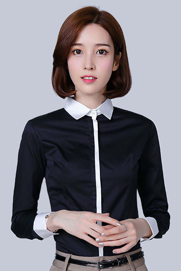 女士修身職業(yè)襯衫定制